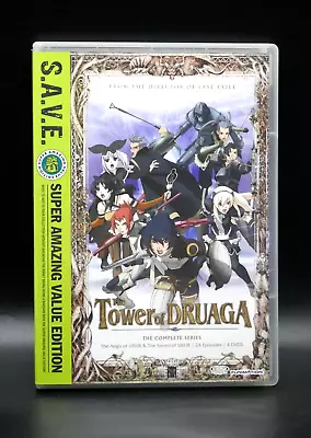 Tower Of Druaga: Complete Series (DVD 4 Discs) S.A.V.E. Anime • $14.39