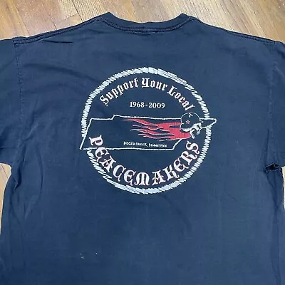 SEE PHOTOS - Support Your Local Peacemakers Boozy Creek VTG Graphic Shirt XL • $12.99