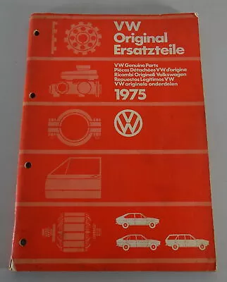 Image Catalogue/Parts Catalog VW Passat B1 Type 32 Stand 11/1974 Model Year 1975 • $54.25