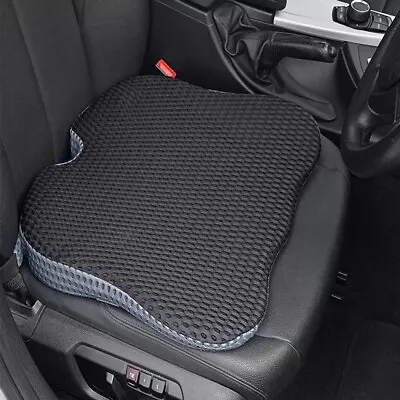 Universal Car Seat Cushion Thick Wedge Memory Foam Office Chair Comfort Pad Mat • £15.99