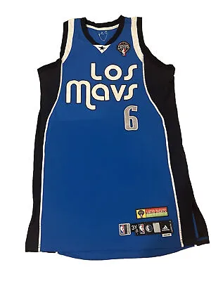 Dallas Mavericks Latin Nights GAME WORN Jersey 2011 Championship Season WAS “5k” • $1750