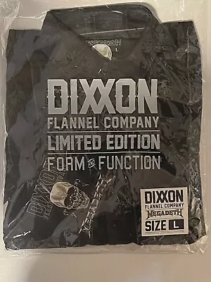 Dixxon Flannel Megadeth Men’s Large BNIB Sold Out • $110