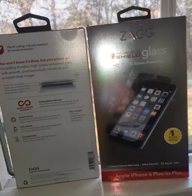 ZAGG InvisibleShield Glass HD Screen Protector For IPhone 6 Plus IPhone 6s Plus • $8.69