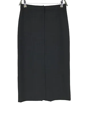 EMPORIO ARMANI Women Grey Midi Skirt Size W30 • £25.49