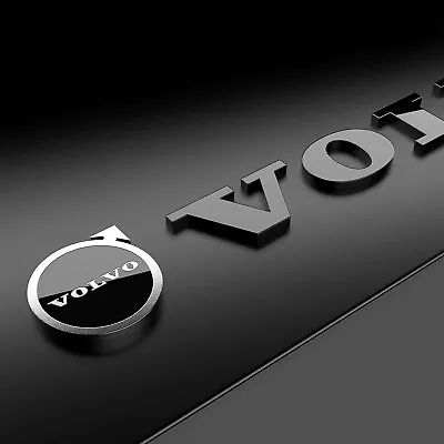 Premium VOLVO SUV Car License Plate W/LOGO Matte Black Frame. XC S All Models • $45