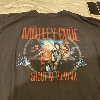 MOTLEY CRUE SHOUT AT THE DEVIL 4XL T-SHIRT Winterland • $9.99