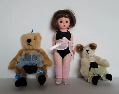 Madame Alexander Doll Ballet Lesson Ballerina Bear Lot • $38.50