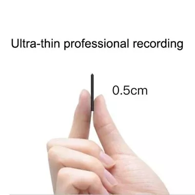 Ultra-Thin Mini Voice Recorder 4-32GB Digtal Professional Sound Noise MP3 Player • $13.89