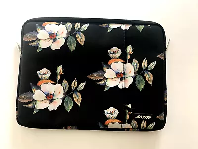 Mosiso Black Floral Laptop Sleeve Pouch Case Carry Bag 11 -13  For Macbook • $14.99
