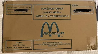 SPECIAL Pokemon Cards McDonalds 25th Anniversary Box 150 PACKS Collectible 2021 • $600