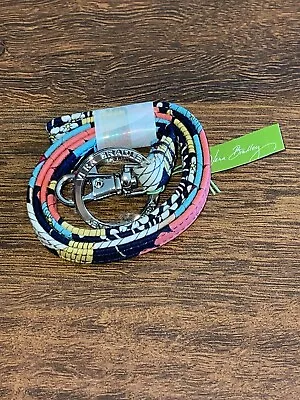 Vera Bradley Retired HAPPY SNAILS LANYARD Key Ring Clip ID School Work NWT • $19.50