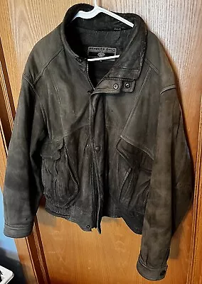 Vintage Leather Suede Members Only Jacket Mens Extra Large XL Members Only Coat • $29.99