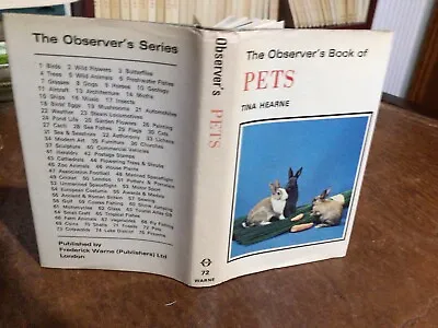 Observers Book Of Pets 1st Ed 1978 From John Cleggs Collection  • £20
