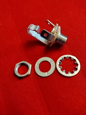  1/4   2 Conductor Guitar Output Jack W/Mounting Hardware (new) • $2.50
