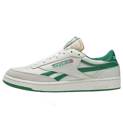 Men Reebok Club C Revenge Vintage Tennis Shoes Sneakers Chalk White Green FW4862 • $64.99