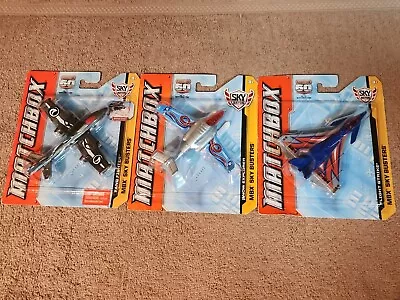 Matchbox Mbx Sky Busters  Set Of 3 Fang Fighter-snow Explorer-flight Strike 2012 • $10