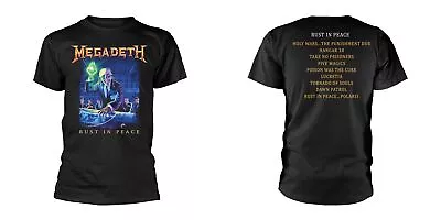 Megadeth - Rust In Peace (NEW MENS FRONT & BACK PRINT T-SHIRT) • £18.02