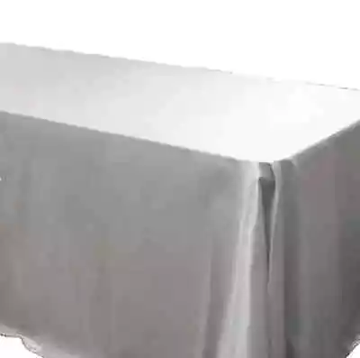 60x102  Inch Rectanglular Satin Tablecloth Wedding SEAMLESS Catering • $18.99