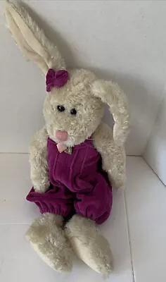 Boyds Bears 14  Bunny ￼Collectable Musical Plush Stuffed ￼Animal Retired Easter • $150