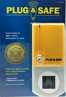 Plug & Safe Motion Sensor Detector Wireless Home Theft Security System PS8 • $11.99