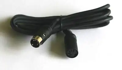 6FT MIDI Extension Cable DIN5 Male To Female Black • $2.99