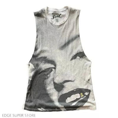 Mighty Fine Red Carpet Marilyn Monroe White Gold Tooth T-shirt Tank Top Small • $20.20