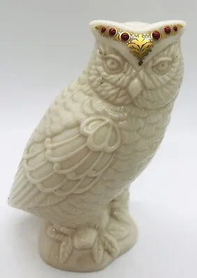 $24.95 • Buy Lenox China Jewels Collection 4.5” Porcelain Owl Figurine Issued 1992