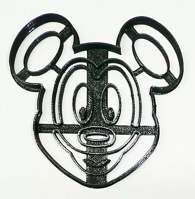 Mickey Mouse Ears Cupcake Cake Dessert Snack Food Cartoon Cookie Cutter Pr3311 • $2.99