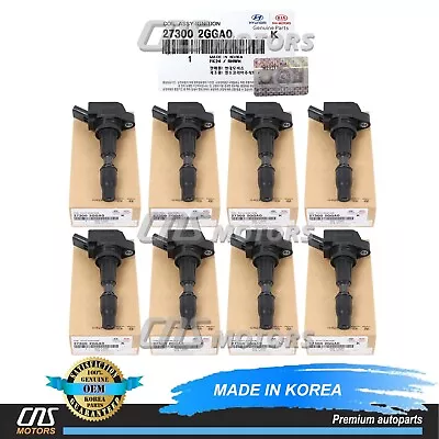 ⭐GENUINE⭐ Ignition Coils 8PCS For 2017-2022 GENESIS G80 G90 5.0L V8 273002GGA0 • $325.57