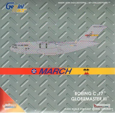 GEMGM115 1:400 Gemini Jets C-17A Globemaster III #05-5140 March AFB • $51.74