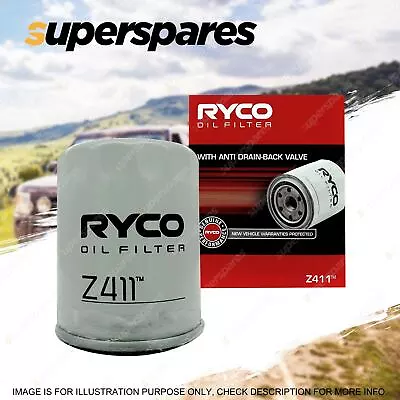 Ryco Oil Filter For Mitsubishi COLT RG RZ 4Cyl Petrol Z21 Z22 Z23 Z24A W Z25A • $28.78