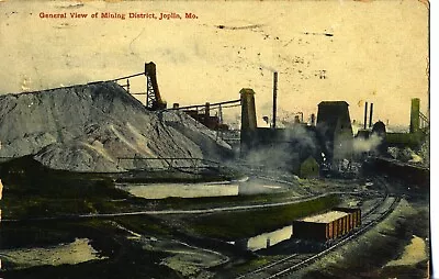 General View Of Mining District Joplin Mo. Missouri Mining Postcard #124281 • $11.75