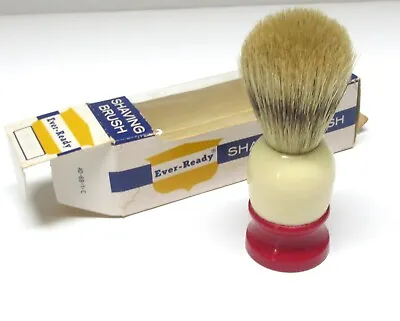 Vintage Ever-Ready Shaving Brush BRAND NEW IN BOX Made In USA C40 Bristle • $19