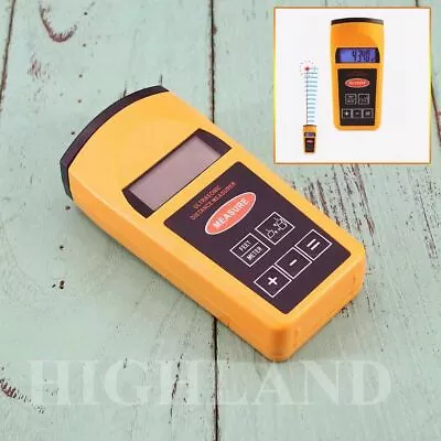 Laser Distance Meter Digital Ultrasonic Range Finder Measure Tape Diastim • £15.99
