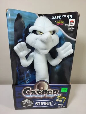 $129.99 • Buy NIB Casper Stinkie Ghost 1994 12  Plush Toy Vintage Tyco Nite Glow Eyes Rare 