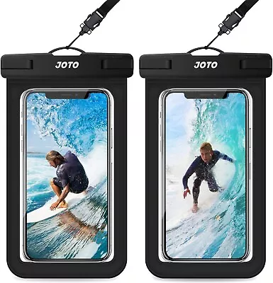 [2 Pack] JOTO Waterproof Phone Pouch Case IPX8 Underwater Dry Bag Iphone • £10.17