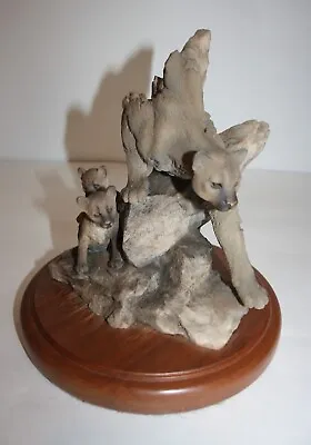 Mill Creek Studios Sculpture Maternal Refuge Cougar And Cubs Figure • $32.98