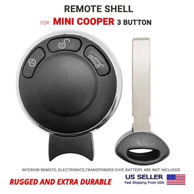 Smart Remote Key Shell Case With Blade For Mini Cooper 3 Button High Quality  • $14.95