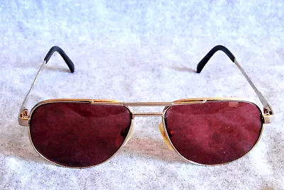 Vintage Nikon Aviators Sunglasses Eb609 58-17-145 Japan • $125