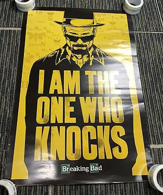 Sony Pictures Breaking Bad I Am The One Who Knocks 24”x36” Walter White Poster • $36.75