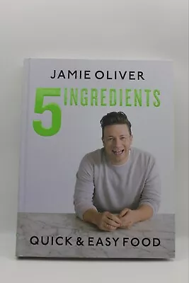 $40 • Buy Jamie Oliver 5 Ingredients - Quick & Easy Food Hardcover Book Vgc 