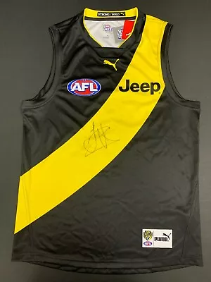 $295 • Buy AFL RICHMOND TIGERS JACK RIEWOLDT HAND SIGNED GUERNSEY JUMPER Premiers Martin