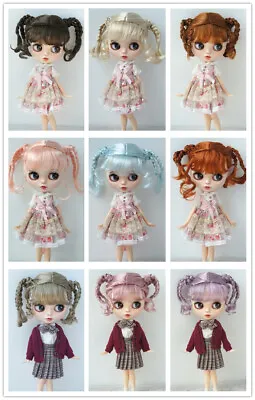 JD617 1/8 1/6 1/4 1/3 Long Braids BJD Wigs OB11 YOSD MSD SD Blythe Doll Hair • $23.59