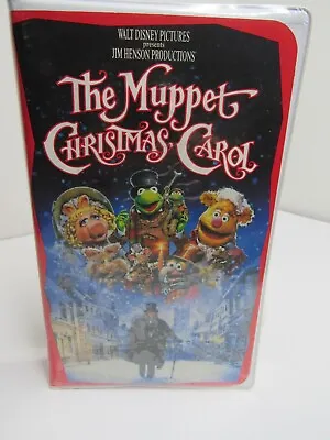 Walt Disney's -THE MUPPET CHRSTMAS CAROL VHS-New Sealed Jim Henson Muppets Movie • $8.99