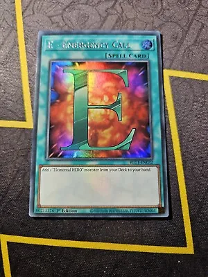 E - Emergency Call - BLC1-EN032 - Silver Ultra Rare - 1st Edition - YuGiOh • £2