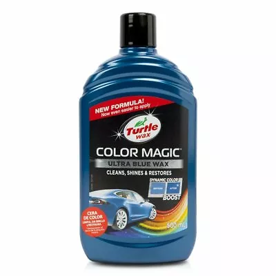 Turtle Wax Colour Magic Ultra Blue Car Polish 500ml • $18.99