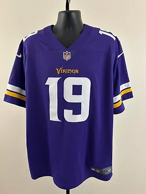 ADAM THIELEN #19 Minnesota Vikings Mens 2XL Nike On Field NFL Sewn Home Jersey • $32.39