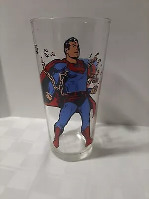 Vintage Pepsi Super Series 1976 Superman Glass Tumbler DC Comics  • $21.98