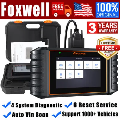 Foxwell NT716 Car OBD2 Scanner Engine ABS TPS SRS TPMS Oil Diagnostic Scan Tool • $249
