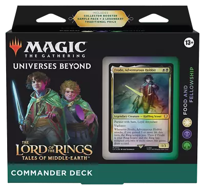 MTG Magic - The Lord Of The Rings - Commander Deck - Food And Fellowship - EN • £60.26